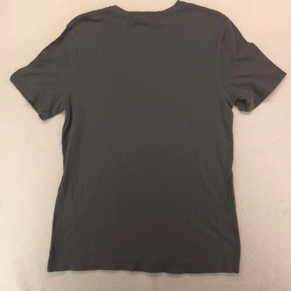 Junk Food Clothing Short Sleeve Crew Neck T Shirt Mens Size Medium M Gray